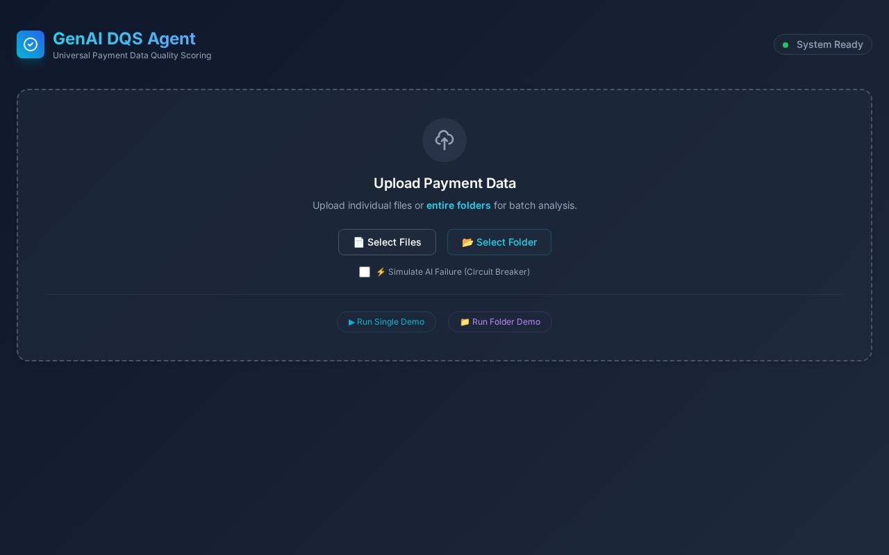 Data Quality Scoring Engine — Payment Gateway preview
